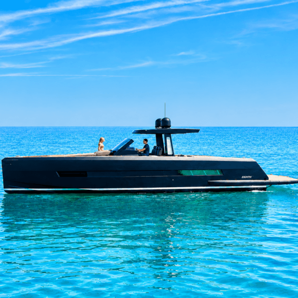 BLACK SHEEP Fjord 42 Open cruising along the Mallorca coast