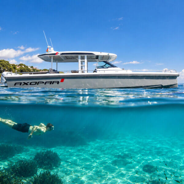 TEEMÖET Axopar 37 T-Top yacht available for charter in Mallorca