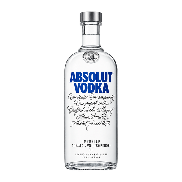 Absolut Vodka 1 l bottle