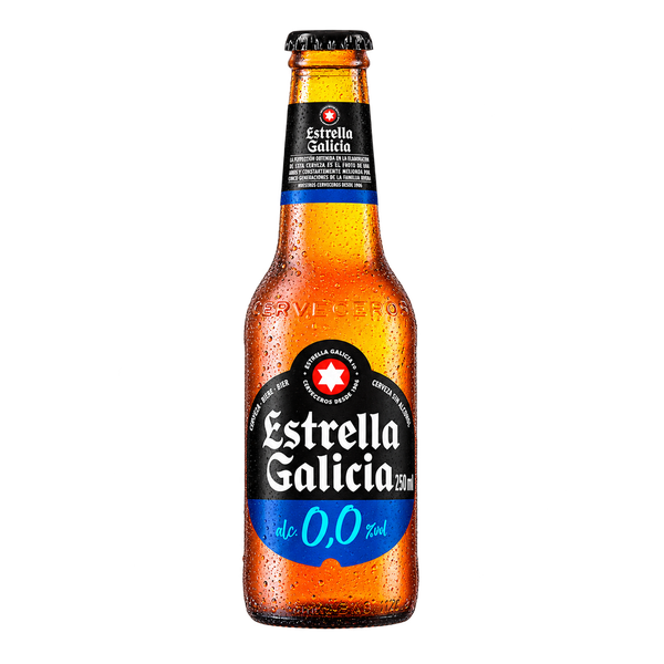 Estrella Galicia 0,0% alcohol-free 0.25 l bottle